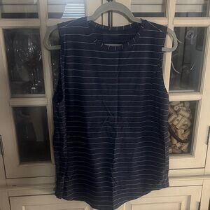 Navy Striped Lululemon women’s Brunswick Tank Top